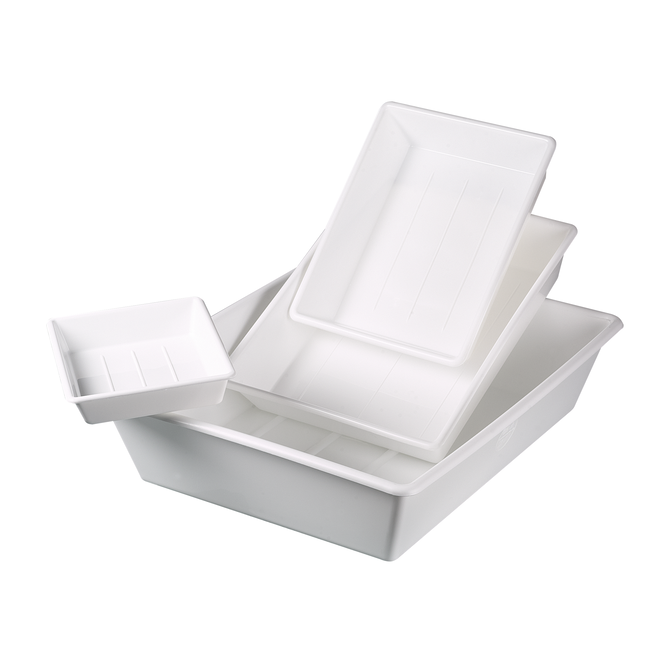 Laboratory trays / spill troughs
