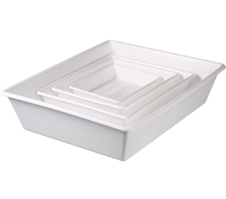 Laboratory trays / spill troughs set