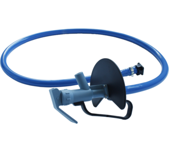 Discharge hose with shut-off valve for PumpMaster for petrochemical liquids