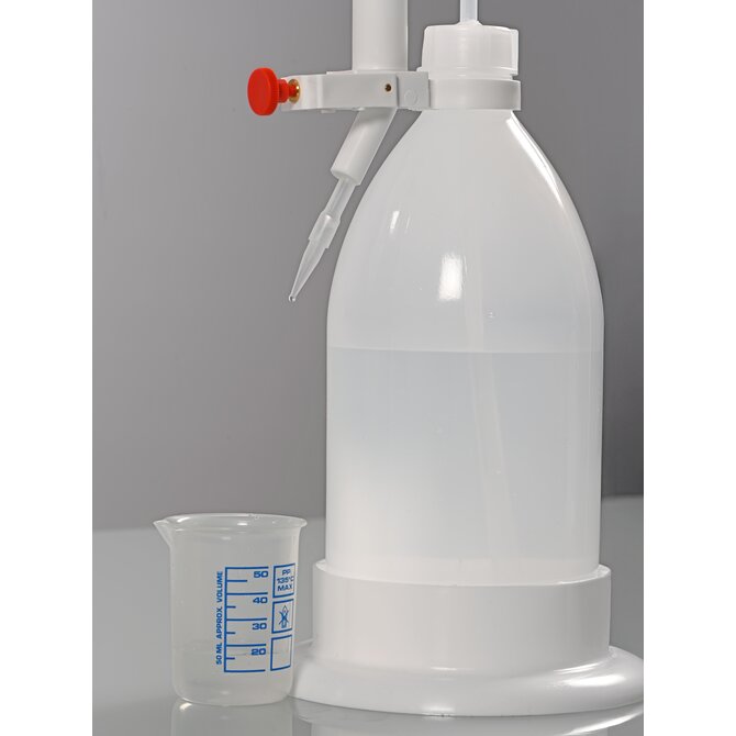 Splinter-proof titrating burette