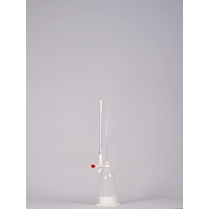 Splinter-proof titrating burette