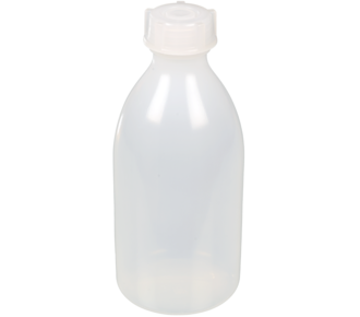 Narrow neck bottles, round