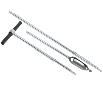 Mole with handle and bar