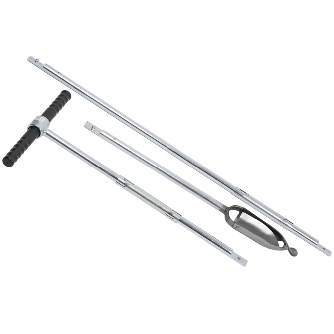 Mole with handle and bar