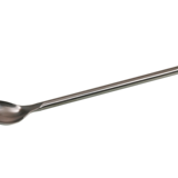 Stainless steel chemical spoon with round handle 