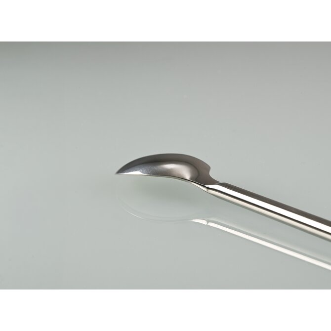 Stainless steel chemical spoon with round handle 