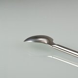 Stainless steel chemical spoon with round handle 