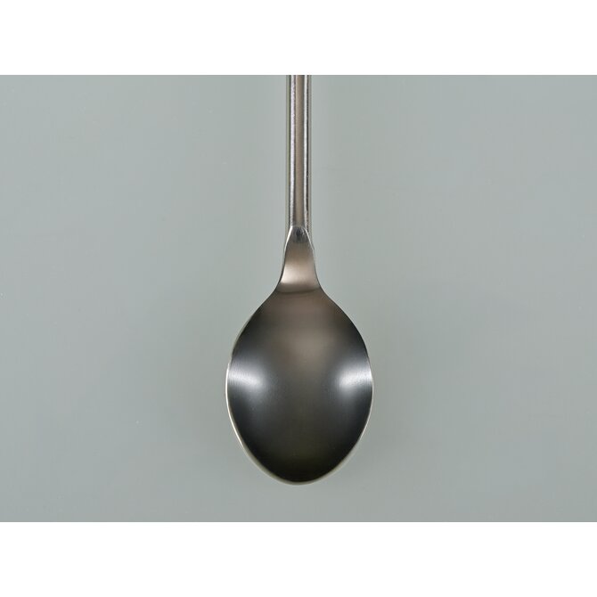 Stainless steel chemical spoon with round handle 