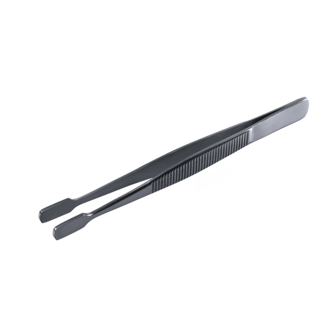 Stainless steel cover glass tweezers