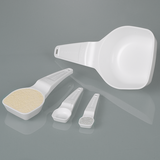 Dosing spoon and measuring spoon set