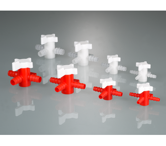 Three-way valves PP/PE