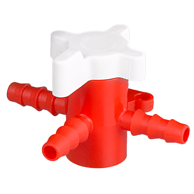 Three-way valves PP/PE