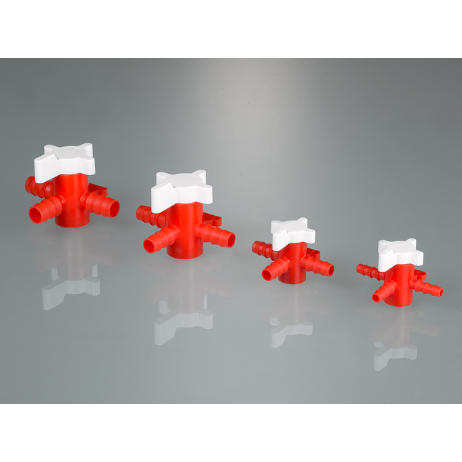 Three-way valves PP/PE