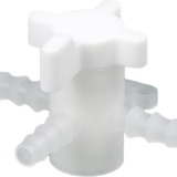 Three-way valves PVDF