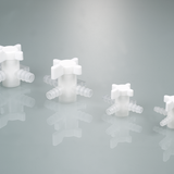 Three-way valves PVDF