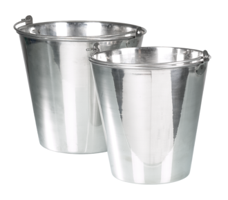 Bucket, stainless steel