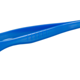 Single-use tweezers, blue, Single-use tweezers, blue, broad tip