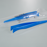 Single-use tweezers, blue, Single-use tweezers, blue, broad tip