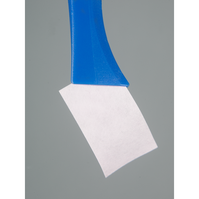 Single-use tweezers, blue, Single-use tweezers, blue, broad tip