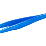 Single-use tweezers, blue, pointed