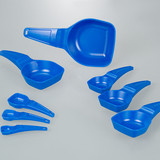 Measuring spoons, blue