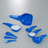 Measuring spoons, blue