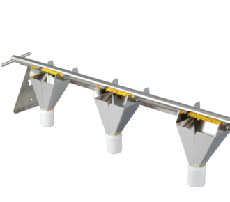 Emptying device