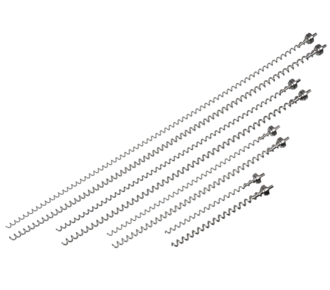 PowderProof® conveyor spirals