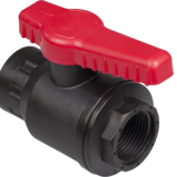 Barrel ball valves PP