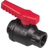 Barrel ball valves PP