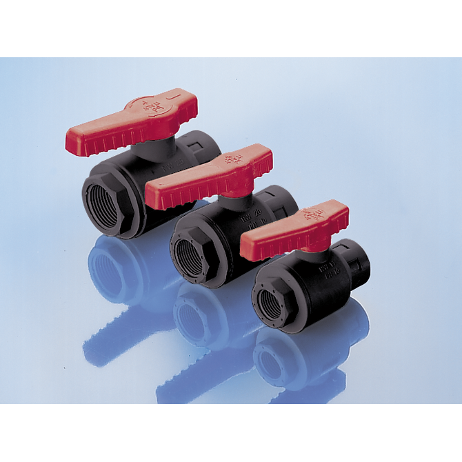 Barrel ball valves PP