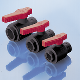 Barrel ball valves PP