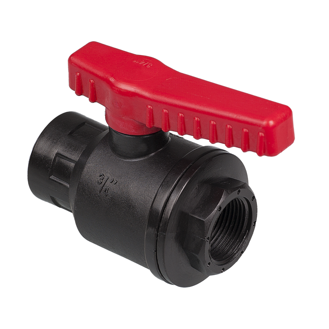Barrel ball valves PP