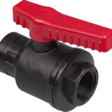 Barrel ball valves PP