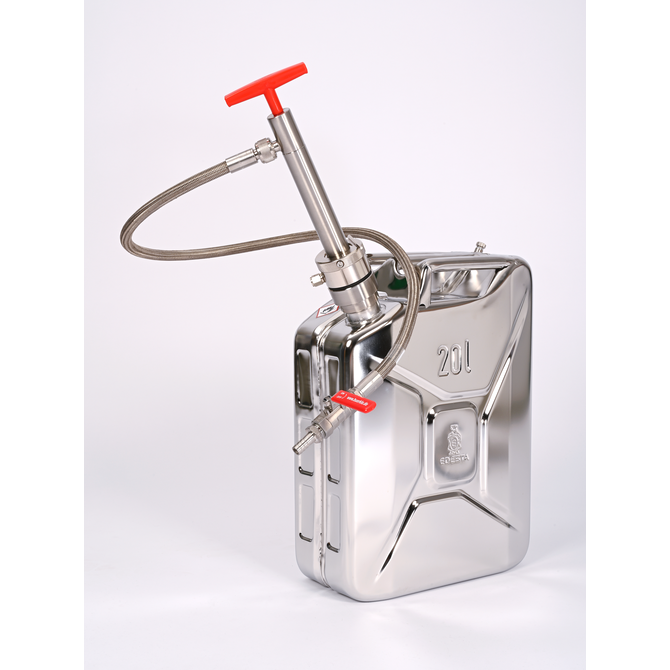 Stainless steel barrel pump - discharge hose & valve