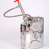 Stainless steel barrel pump - discharge hose & valve