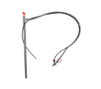 Gas-tight stainless steel drum pump with outlet hose