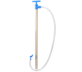 PP barrel pump - discharge hose/stopcock