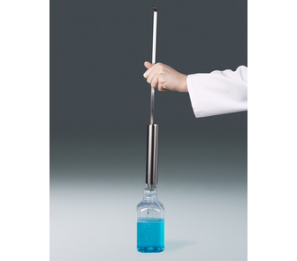 Liquid-Sampler, place onto bottle