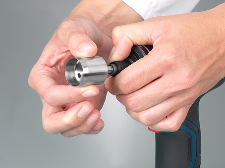Drill head for carcass sampling