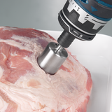 Drill head for carcass sampling