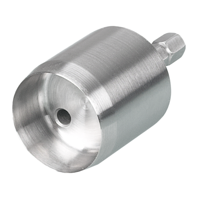 Drill head for carcass sampling