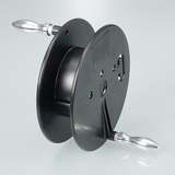 Manually-operated reel PA electrically-conductive
