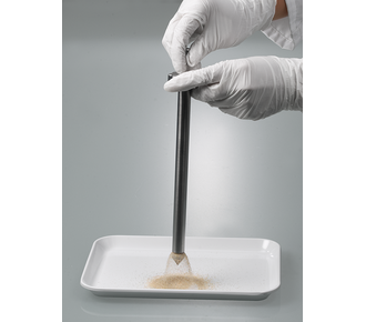 Core drill for clogging bulk solids