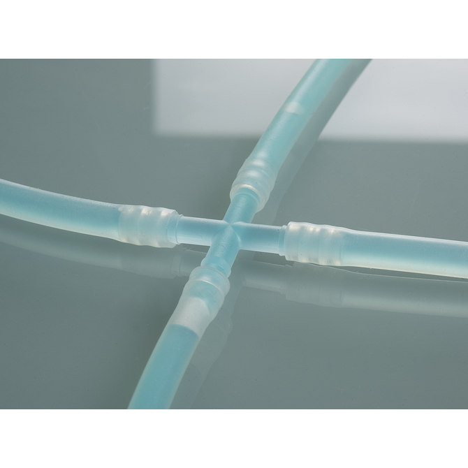 Four-way-connectors PVDF