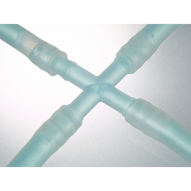 Four-way-connectors PVDF