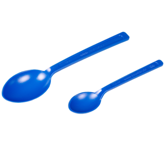 Spoon for foodstuffs, blue