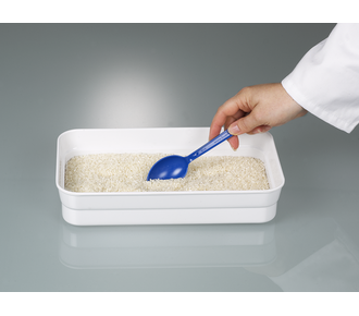 Spoon for foodstuffs, blue
