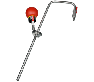 Solvent pump hand operated