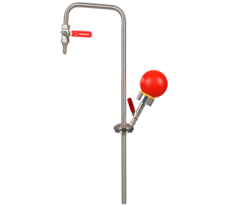 Solvent pump hand operated